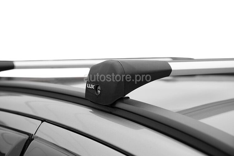 Багажник на крышу автомобиля КИА Соренто (KIA Sorento) 2020-н.в., LUX BRIDGE, серебристый
