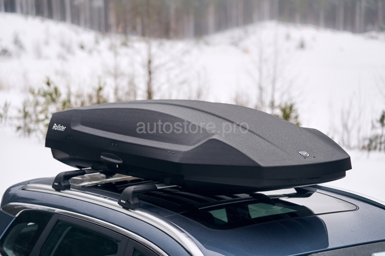 Бокс на крышу автомобиля Rollster Mercury XL, черный глянец, 530л, 24497